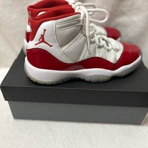 Nike Air Jordan Retro 11 Cherry Sneakers- Size 4.5 Youth/ Women’s 6